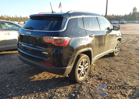 2017 Jeep New Compass Latitude 4X4 из США, поврежденный, VIN 3C4NJDBB3HT660959